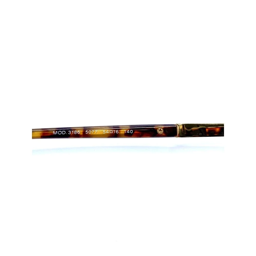 Versace Brown Tortoise Gold Cat Eye Glasses MOD 3186 5077 54 16 140